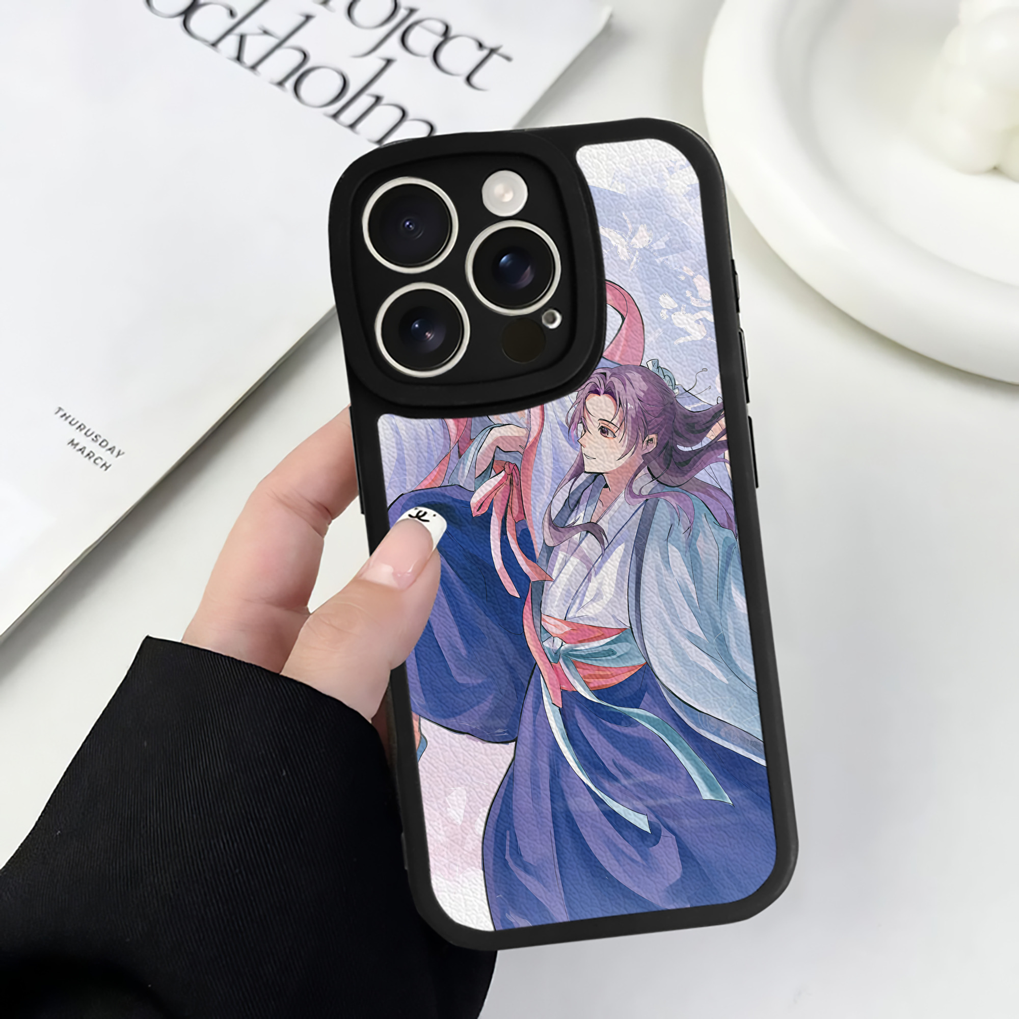 薬屋のひとりごと The Apothecary Diaries 【iPhone 16シリーズ対応】シリコンスマホケース（レザー調） 材質：シリコン